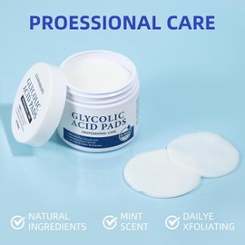Discos Exfoliantes Con Ácido Glicólico Al 20% Para Rostro Y Cuerpo Discos Exfoliantes Con Vitaminas B5 C Y E Té Verde Caléndula Y Alantoína Reducen Líneas De Expresión Y Arrugas