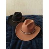 Sombreros Vaqueros 2 Piezas. Café Y Negro.