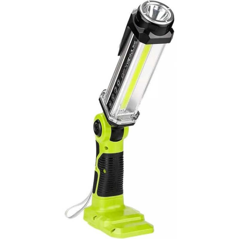 Jhjqzcyg For Ryobi 18V ONE+ Li-ion Battery LED Work Light