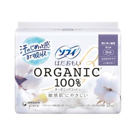 [Bulk Purchase] Sofi Hadamoi O-ganic Cotton for Especially Many Days, Wings, 10.2 inches (26 cm), 13 Sheets (Organic Napkins) (x 5)