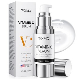 Super Vitamin C Face Serum: All-in-One Hydrating Anti-Aging Formula for Lifting Dark Spots and Wrinkles Face Serum with Hyaluronic Acid and Caffeine (1.0 Fl Oz) 1 Fl Oz / 슈퍼 비타민 C 얼굴용 세럼: 히알루론산 카페인 함유 리프팅 다크 스팟 주름 페이스 세럼의 올인원 수분 공급 안티에이징 포뮬러 (1.0 Fl Oz) 1 Fl Oz