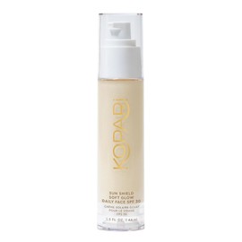 Kopari- Sun Shield Soft Glow - Protector solar facial diario FPS 30, ligero y translúcido, brillo radiante y saludable, perfecto