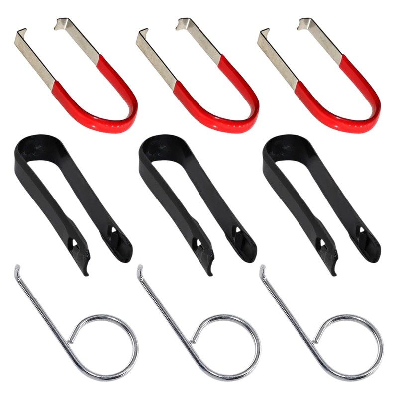 FinalCool 9 Pezzi Strumenti di Ricambio per Copribulloni Pneumatici, Strumento