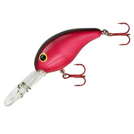 BANDIT LURES Series 300 Crankbait Bass Fishing Lures, Fisghing Accessories, Dives to 12-feet Deep, 2', 1/4 oz, Plum Point, (BDT3D43)