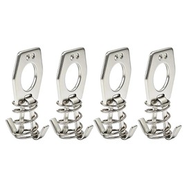 Brlyeeanze 4Pcs RV Water Heater Latch Twist Cam Lock Replacement Part for RV Camper Water Heater, Door Latch Assembly or Gas Bottle Cover