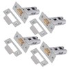 XFORT Tubular Latch, Satin Chrome, Tubular Door Latch for Internal