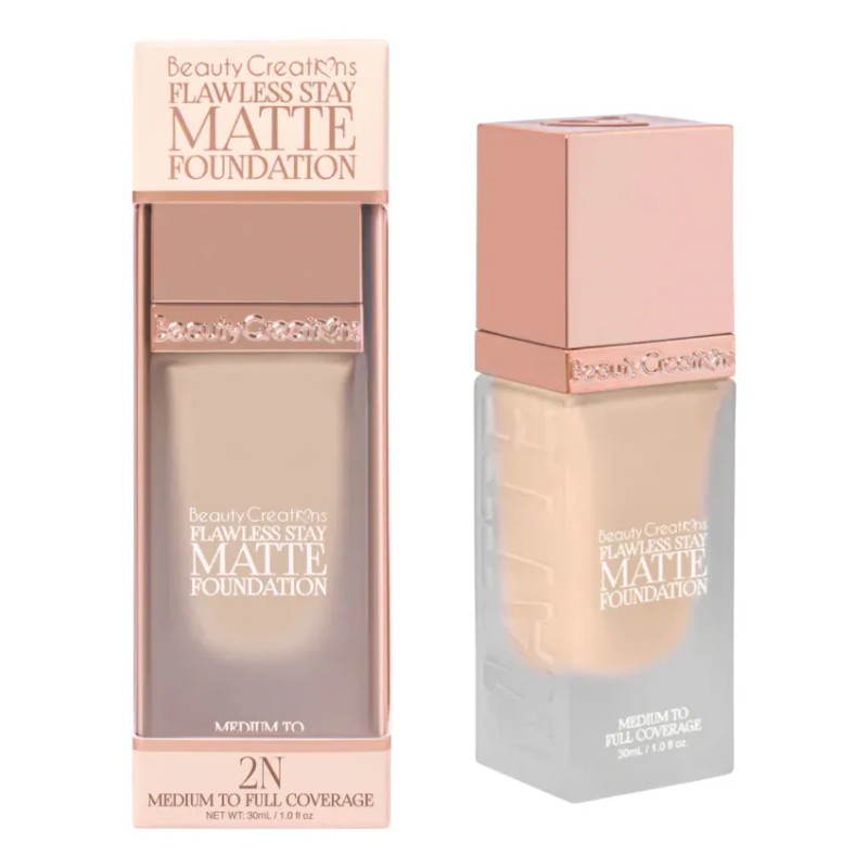 Base Rostro Maquillaje Matte Flawless Stay Beauty Creations®