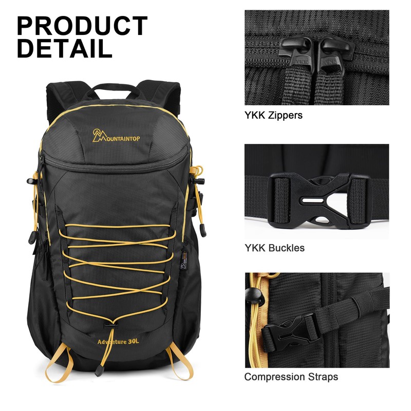 MOUNTAINTOP Hiking Backpack,30L Camping Backpack, Men Women Hiking Daypack Lightweight