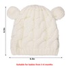 Newborn Winter Beanie Hats Gloves Set Knitted Thick Warm Beanie