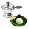 KSJONE Puttu Maker Stainless Steel, Stainless Steel Chiratta Puttu Maker,