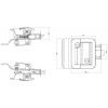 TrailerFix RV Entry Door Lock Handle | Cargo Trailer Side