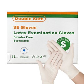 Double Safe Medical Sterilized Latex Gloves S 50 trillion Gaju Gloves / 더블세이프 진료용 멸균라텍스장갑 S 50조 가주글러브