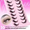 7 Pairs False Eyelashes Natural Looking Lashes Wispy Soft Faux