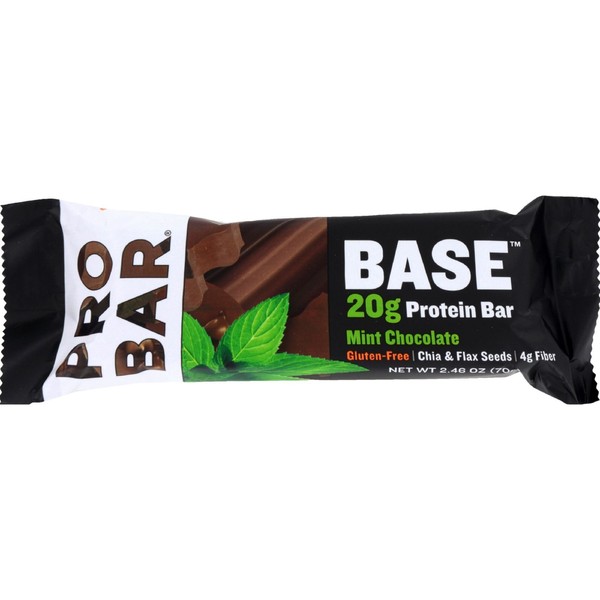 Probar Organic Mint Chocolate Core Bar Case of 12 2.46 Ounce, 2.46 Ounce