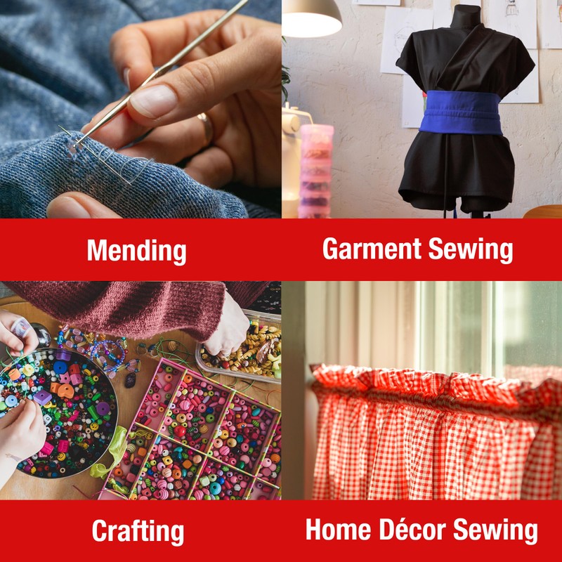 SINGER Polyester Sewing Thread Set - 30 Assorted Colors, 50