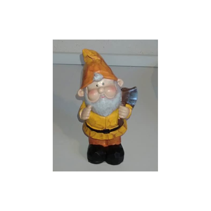 Gnome Figurine / Decorative Figure / Polyresin / Weatherproof /
