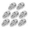 50 Sets DIY Skull Rivets Gothic Style Rustproof Exquisite Craftsmanship