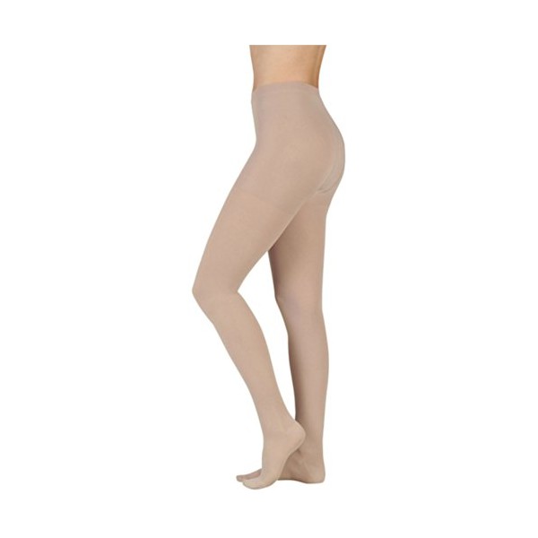 30-40 mmHg, Soft, Panty, FF, Short, Open Crotch, Beige