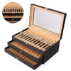 Pen Display Case Box, Leather Pen Storage Collect Holder Case
