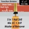 C & I 5 in 1 Nail Drill Bit, Mixed