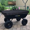 Collapsible Wagon Cover for Gorilla Carts Poly Garden Dump Cart,
