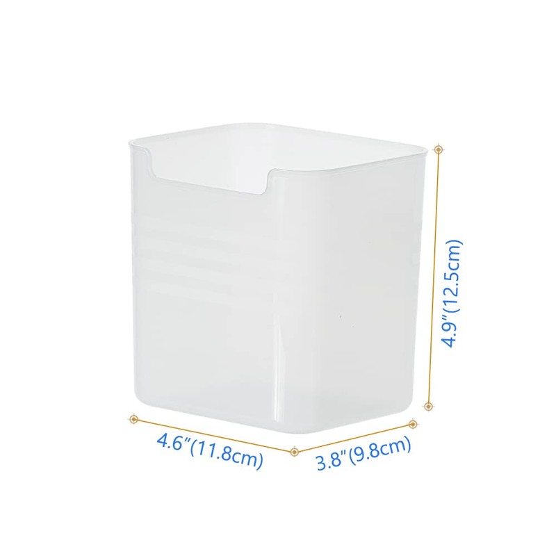 Poeland Fridge Organizer Box Fridge Side Door Storage Container Plastic