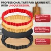 Maywe Tanso Upgraded 9 Inch Tart Pan with Removable Bottom,