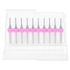 sourcing map 10pcs PCB Drill Bit Set 1/8" Shank 1mm