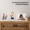 Egofine 5x7 Floating Frames Set of 2, Double Plexiglass Picture