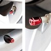 Dsycar Locking Valve Stem Caps Red (8 Pack), Anti Theft