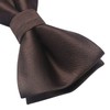 HISDERN Bow Tie Pre-Tied Men's Bow Tie with Pocket Square
