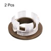 uxcell Sink Trim Overflow Cover, 2Pcs Sink Overflow Rings Bathroom