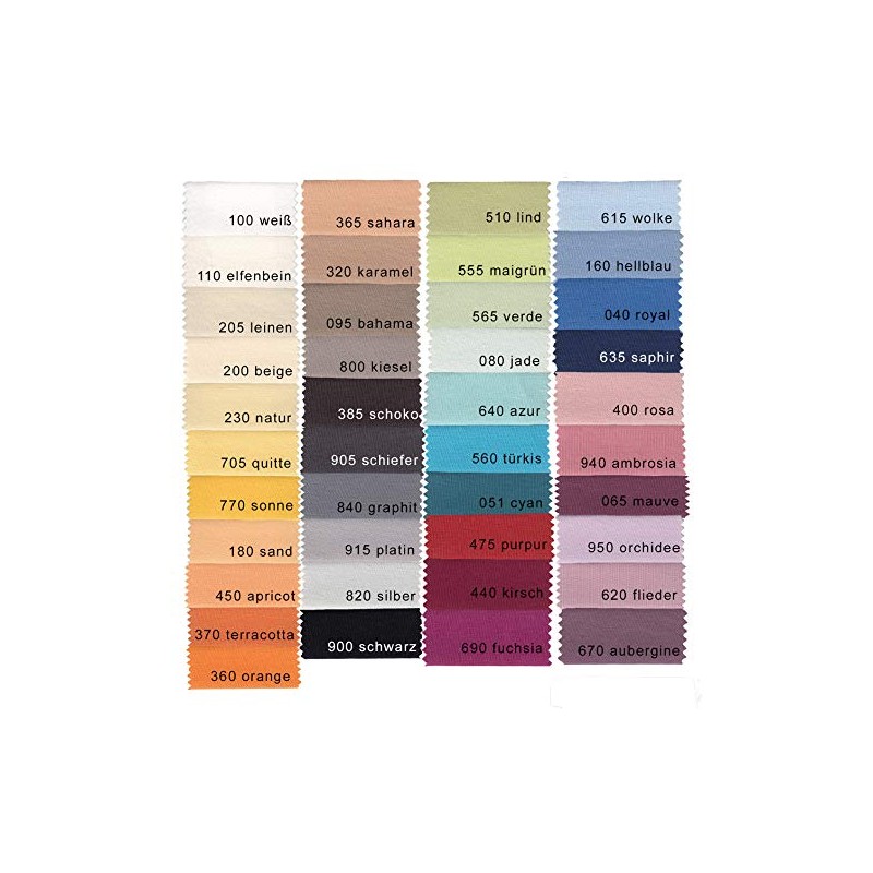 Estella Maco Jersey Fitted Sheet 200 x 200 CM Sapphire