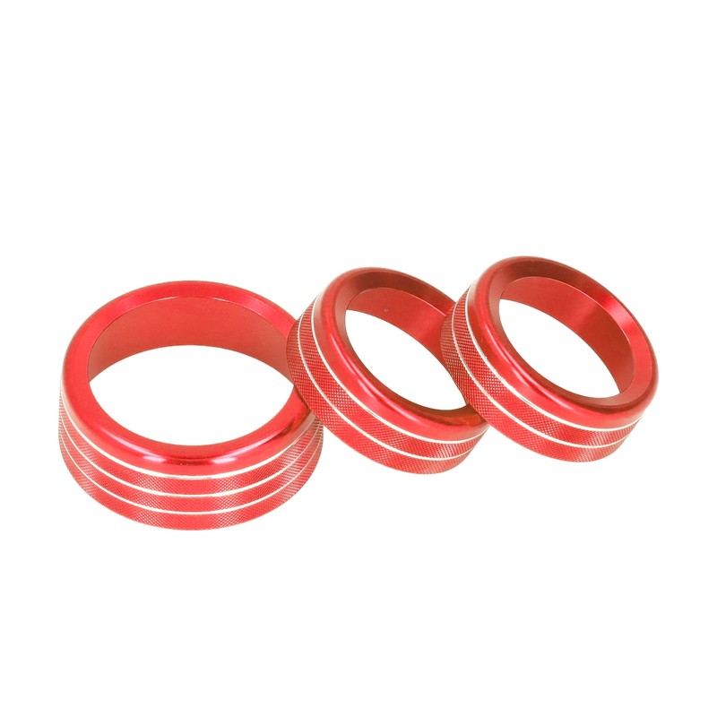 Air Conditioner Switch CD Button Knob Cover Trim Aluminium Alloy