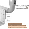 Folding Bed Rails for Elderly Seniors, Adjustable Heights Bed Assist