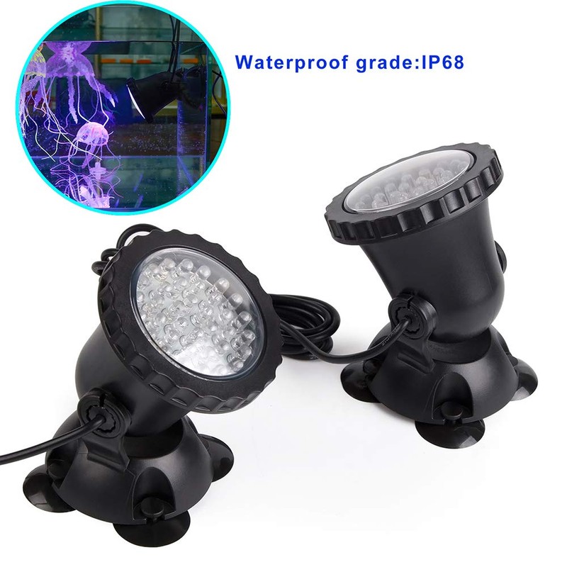 SHOYO Pond Lights Color Changing Spotlights, Underwater Fountain Lights IP68