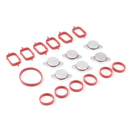 Sarini Inlet Manifold Gasket Swirl Flap Flaps Delete,6x33 mm Diesel Swirl Flap Blanks Bungs Intake Gaskets Kit For 320d 330d 520d 525d 530d 730d