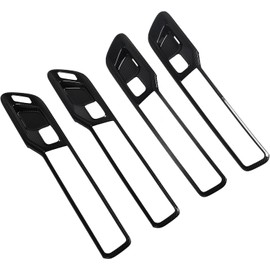 GOTOTOP 4PCS Cubierta del Tazón de la Manija de la Puerta Interior Patrón de Fibra de Carbono ABS Ajuste del Tazón de la Puerta Interior Protector contra Rasguños Ajuste Fácil de Limpiar para 1500