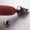 Momentary Push Button Switch, URTONE UR123, 1NO SPST DC/AC 36V