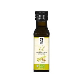 Bremer Gewürzhandel Ginger Lemon Spice Oil Organic, Cold Pressed, Rapeseed Oil with Ginger and Lemon Grass, Cooking Oil for Cooking and Baking, 100 ml