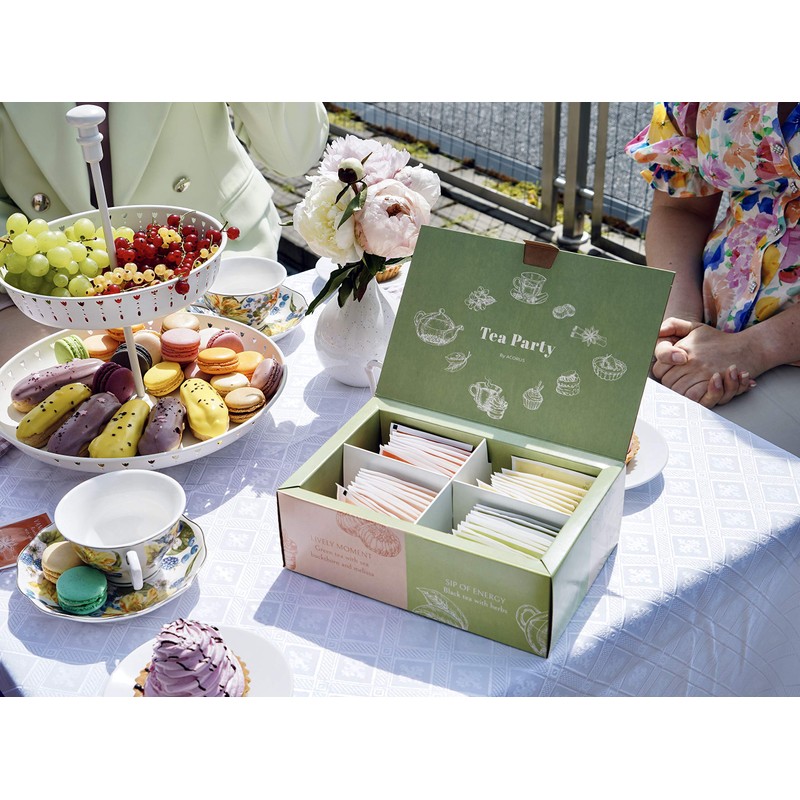 ACORUS Tea Party with 4 Different Flavors | Tea Set
