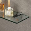Brackets for Glass Floating Shelves Glass Support Holder Adjustable Shelf