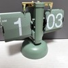 Retro Flip Down Clock with Reminder Timer Stable Accuracy Creative