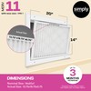Simply Filters 14x20x1 MERV 11, MPR 1000 Air Filter (24