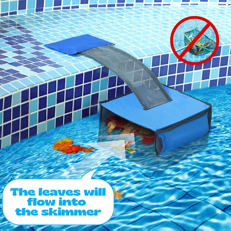 2 IN 1 Pool Leaf Catcher with Animal Saving Escape