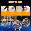 Ribgwo Floating Pool Lights Solar Powered-14in Warm White Solar Powered