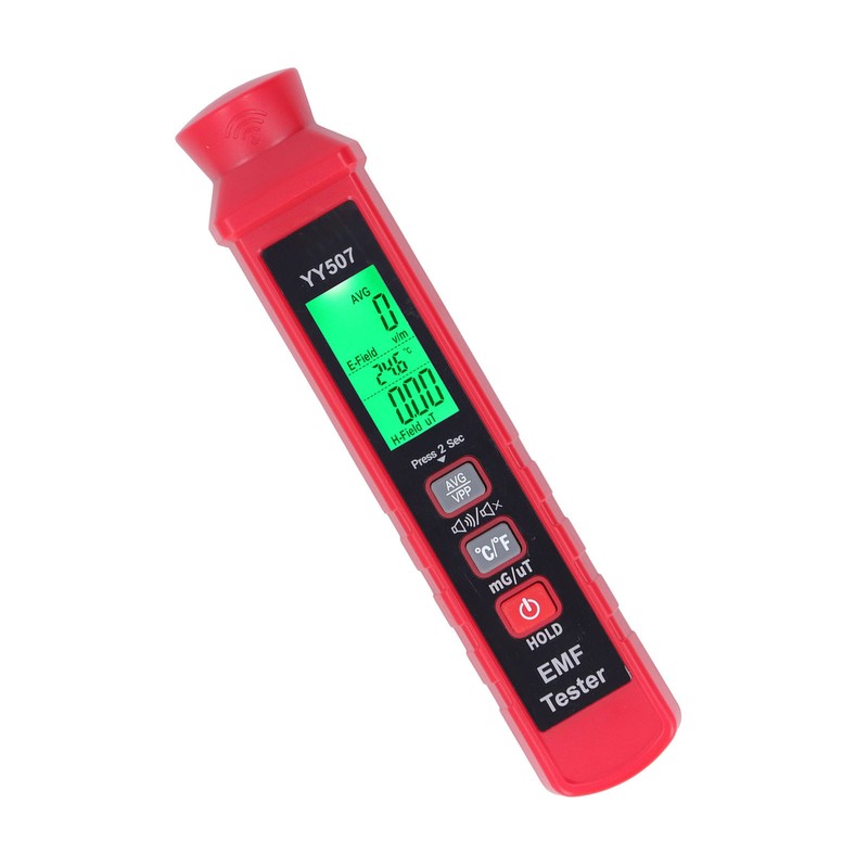3V Electromagnetic Radiation Meter EMF Meter LCD Backlight Display Sound