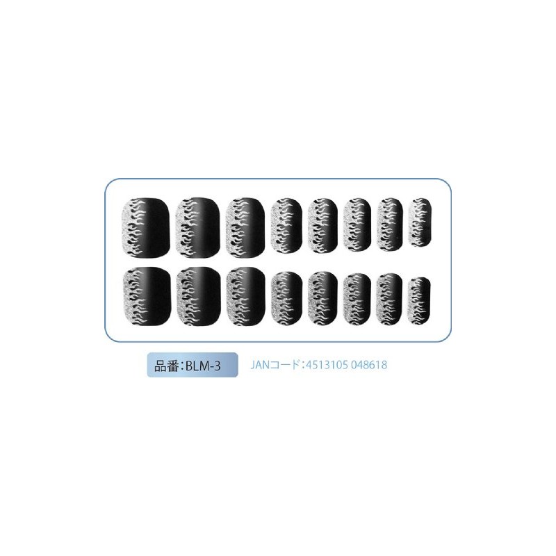 Beauty Nailer Nail Tip Men's Bling Nail BLM-3