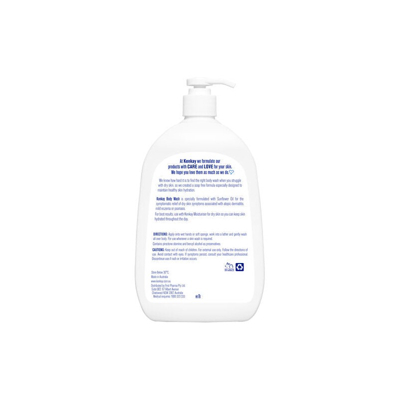 Kenkay Dry Skin Body Wash 1L