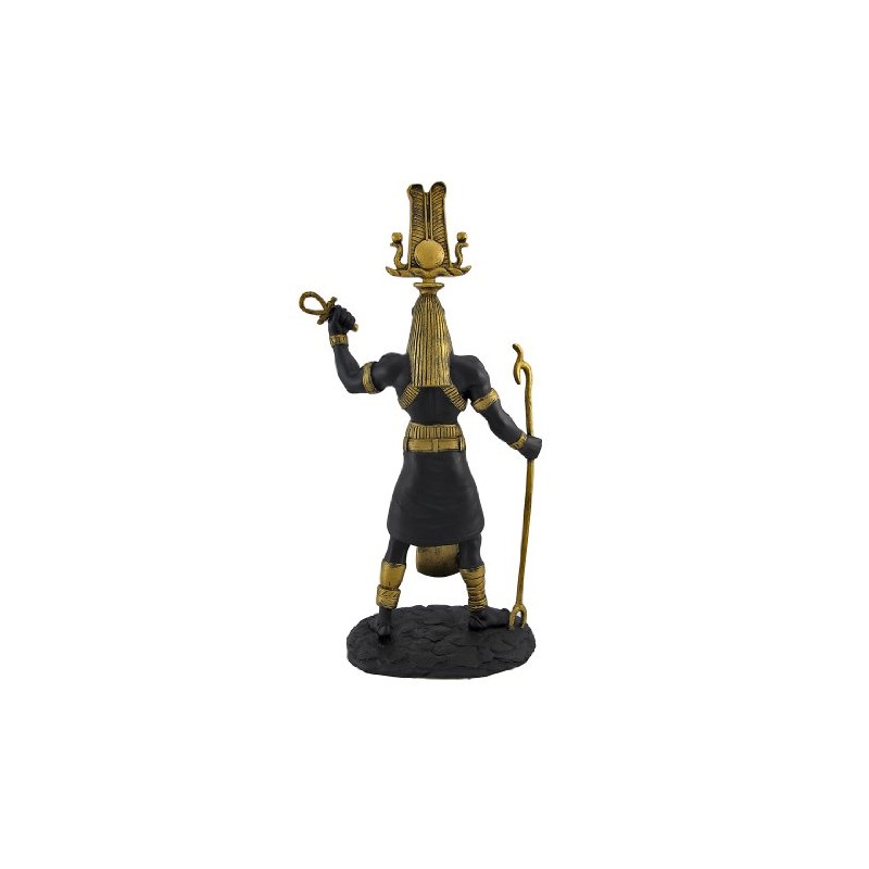 Black Thoth Egyptian God Golden Accents Statue